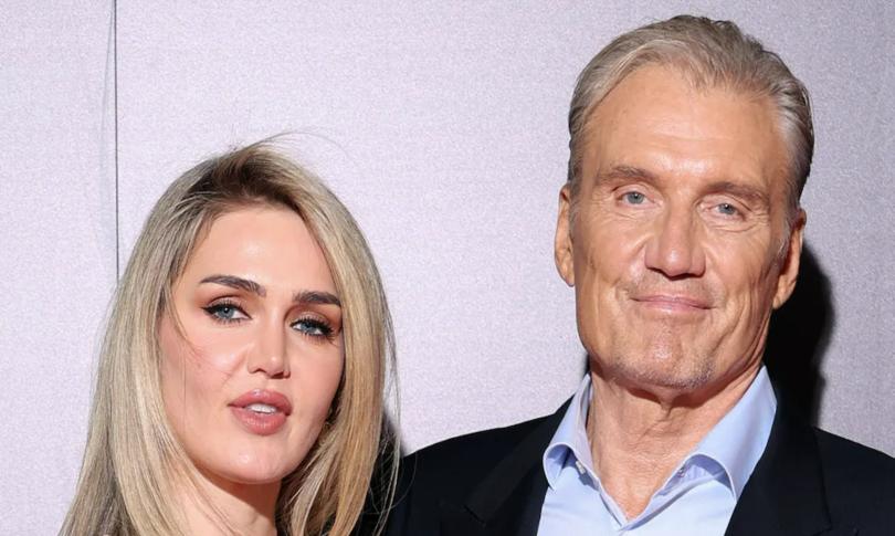 Дольф Лундгрен с женой