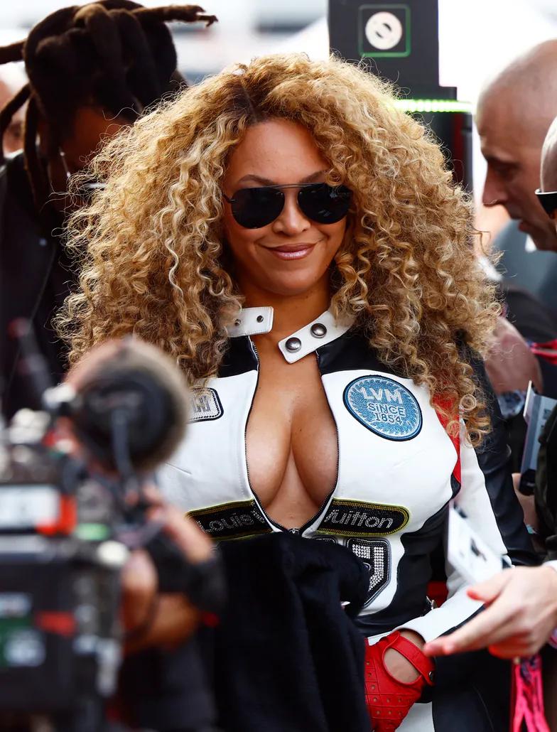 Бейонсе на Гран-при Формулы-1 в Лас-Вегасе