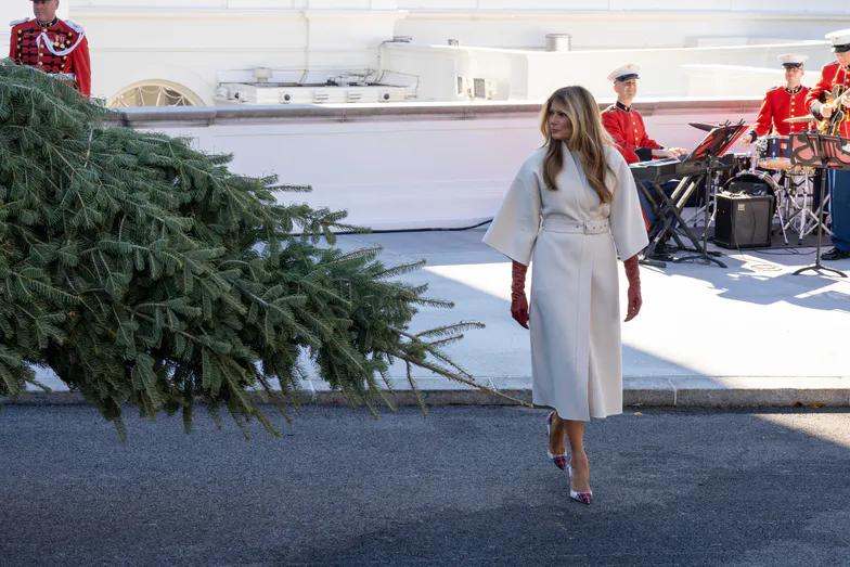 Мелания Трамп получила свою рождественскую елку