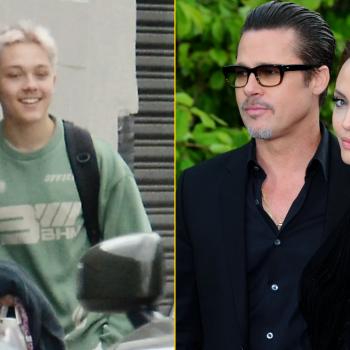 Радостный сын Анджелины Джоли и Брэда Питта идет на тренировку