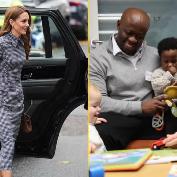 Герцогиня Кейт выглядит шикарно в обтягивающем платье на встрече с детьми