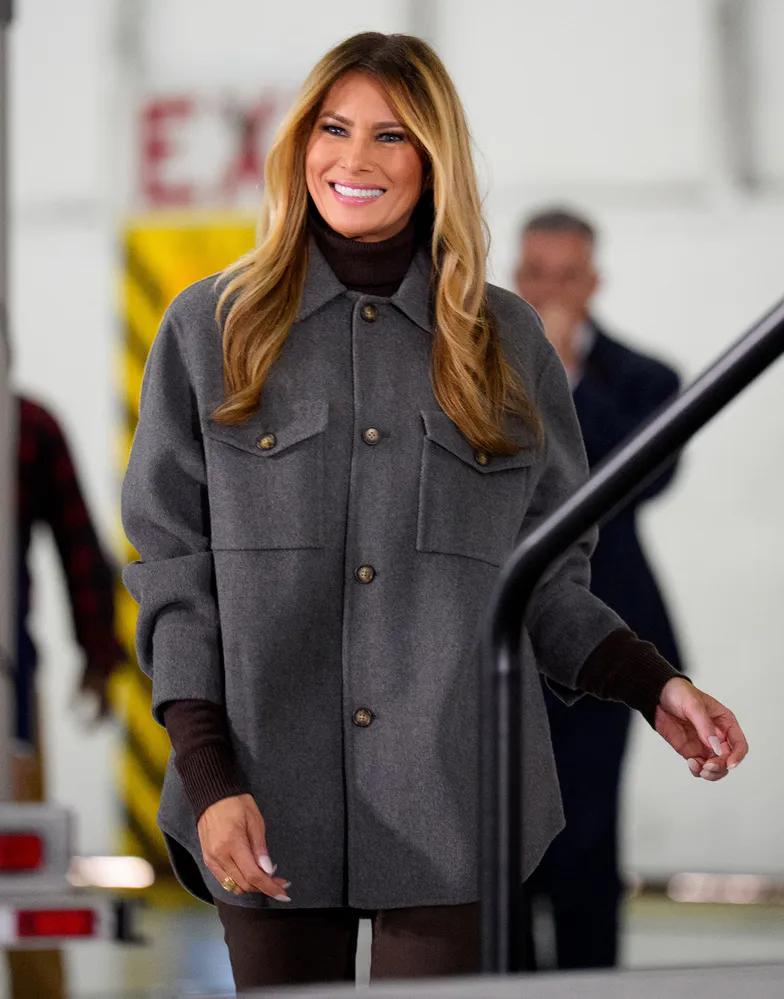 Мелания Трамп прибыла на встречу с жёнами военнослужащих
