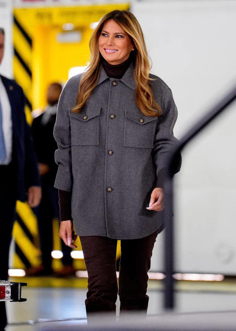 Мелания Трамп прибыла на встречу с жёнами военнослужащих