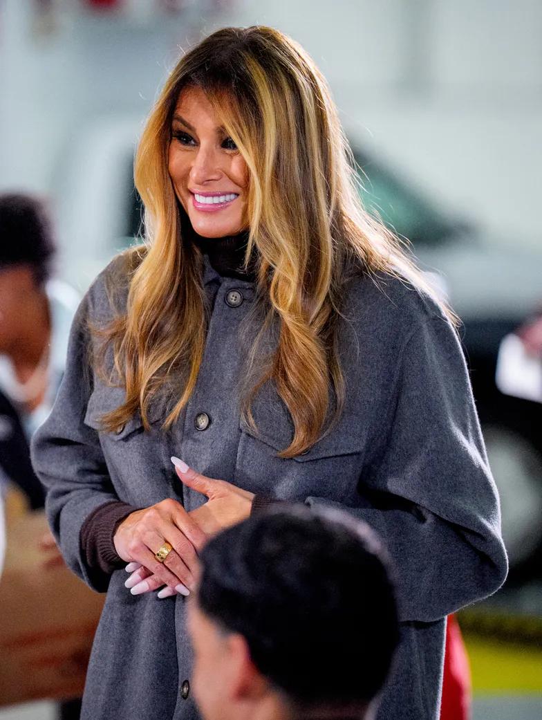 Мелания Трамп прибыла на встречу с жёнами военнослужащих