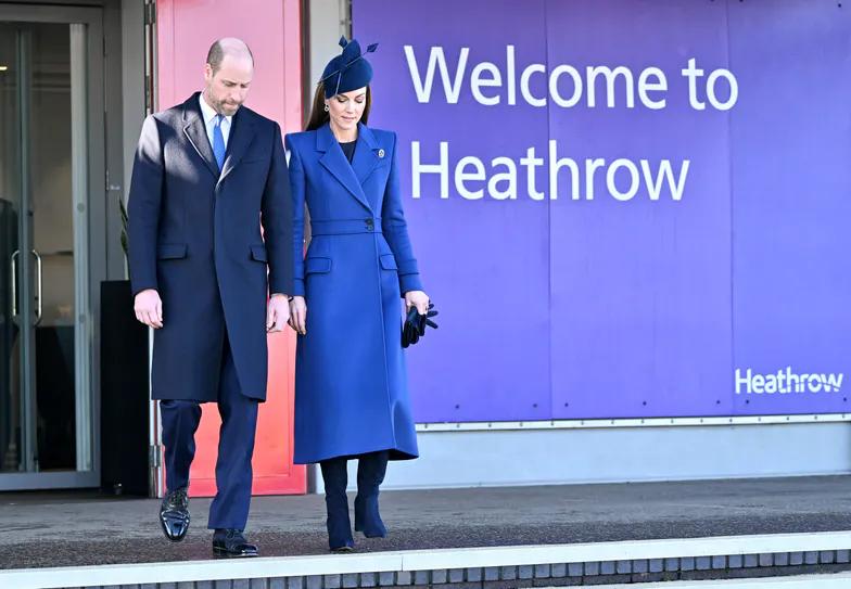 Герцогиня Кейт и принц Уильям приветствуют президента Германии