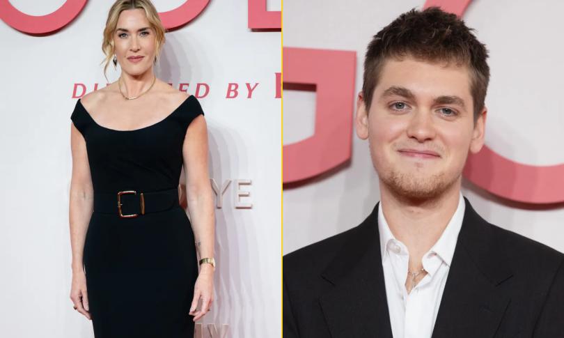 Кейт Уинслет с сыном на премьере фильма «Прощай, Джун»