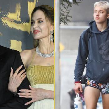 17-летний Нокс Джоли-Питт в шортах идет на занятия по боевым искусствам