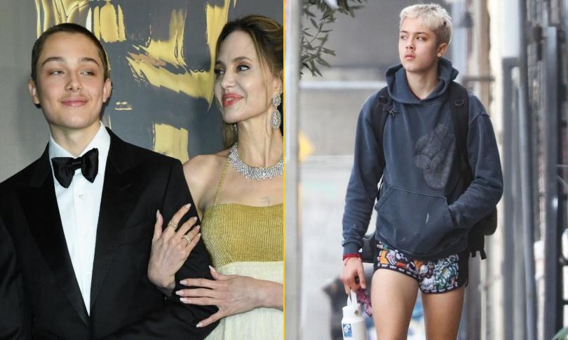 Нокс Джоли-Питт в шортах