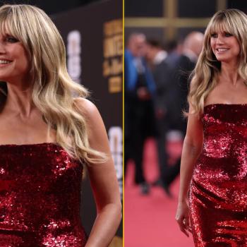 Хайди Клум блистает на спортивном мероприятии