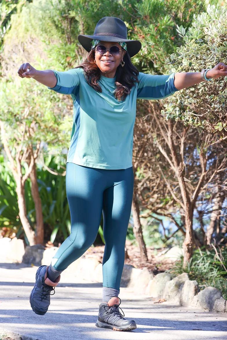 Опра Уинфри на пробежке в Сиднее Опра Уинфри на пробежке в Сиднее