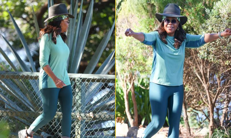 Опра Уинфри на пробежке в Сиднее Опра Уинфри на пробежке в Сиднее