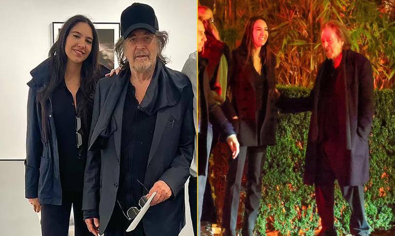 Аль Пачино и Нур Альфаллах на свидании Аль Пачино и Нур Альфаллах на свидании