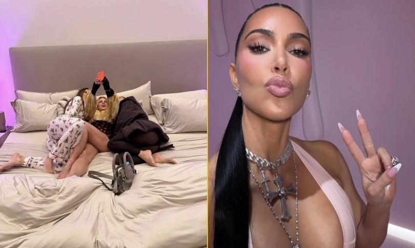 Ким Кардашьян демонстрирует селфи в бикини с Бритни Спирс