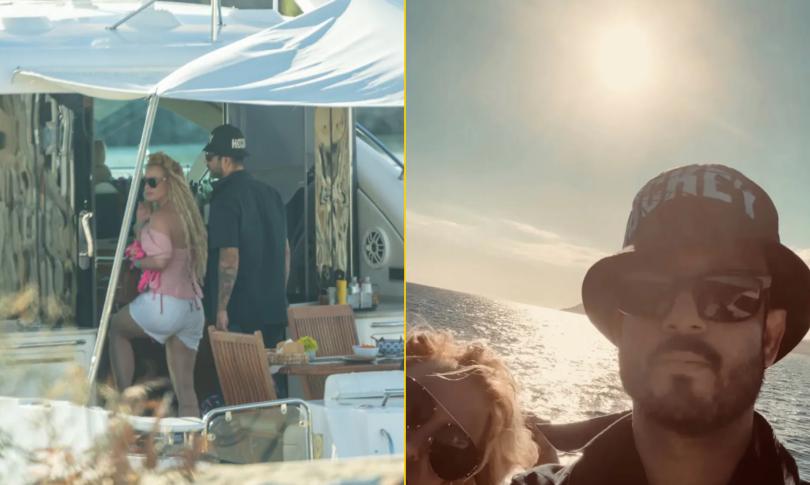 Бритни Спирс с новым парнем на яхте