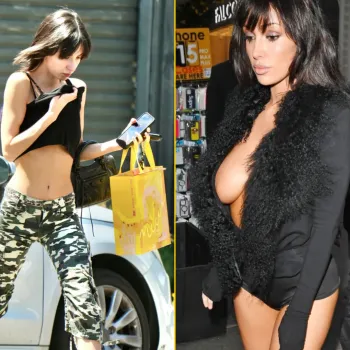 Младшая сестра Бьянки Цензори прогуливается по Мельбурну без макияжа, демонстрируя свой плоский живот