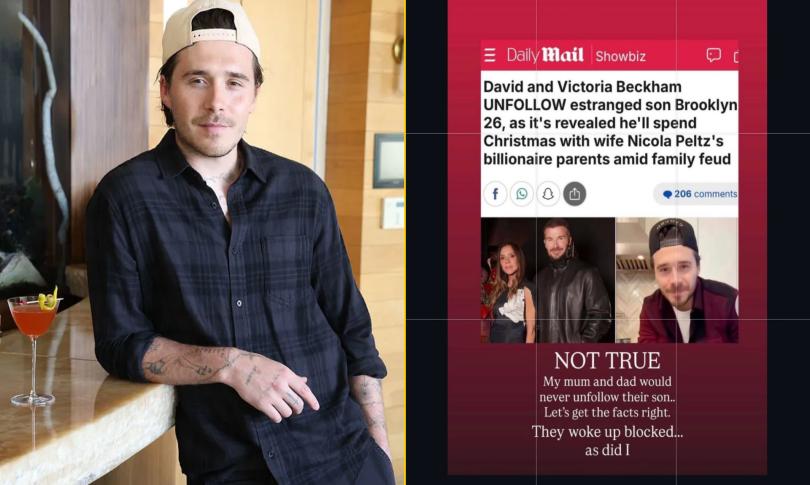 Круз Бекхэм объяснил ситуацию с отпиской от его аккаунта.