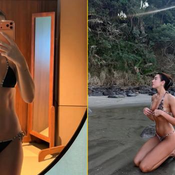 Дуа Липа и ее подтянутый пресс отдыхают на пляже