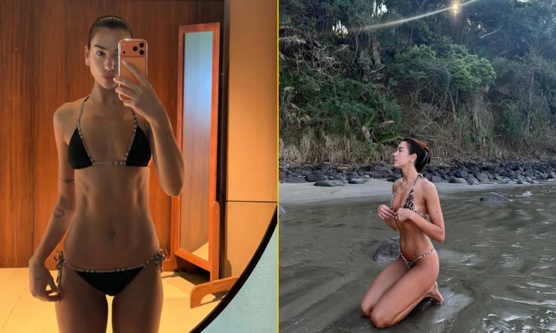 Дуа Липа,на отдыхе