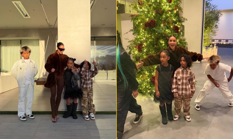 Ким Кардашьян и её дети. Ким Кардашьян и её дети.