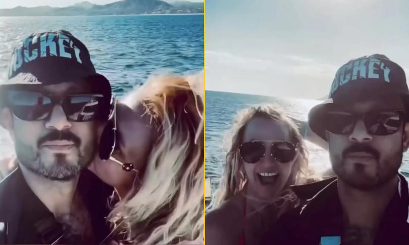 Бритни Спирс на яхте с новым возлюбленным?