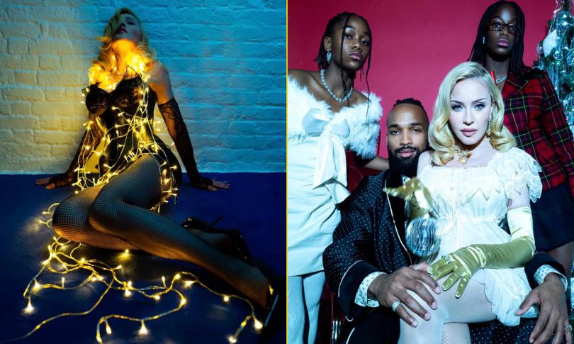 Рождественская фотосессия Мадонны