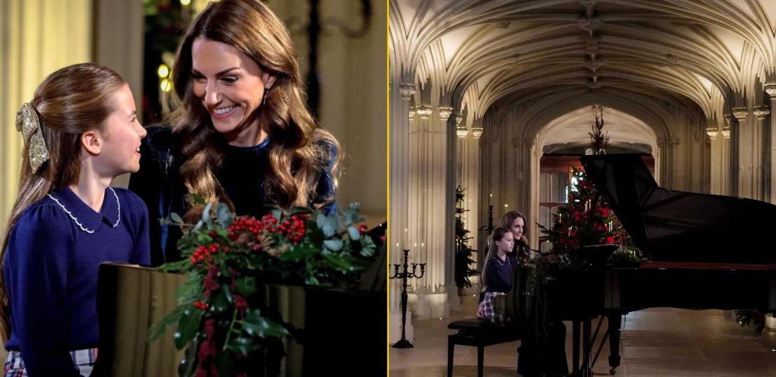 Кейт Миддлтон и принцесса Шарлотта сыграли неожиданный «особый дуэт» на рождественской службе в Вестминстерском аббатстве