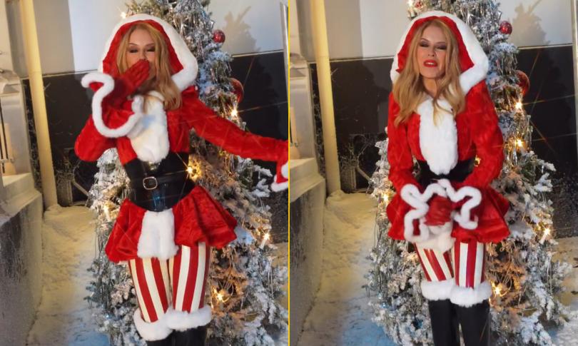 Кайли Миноуг в образе  Санты