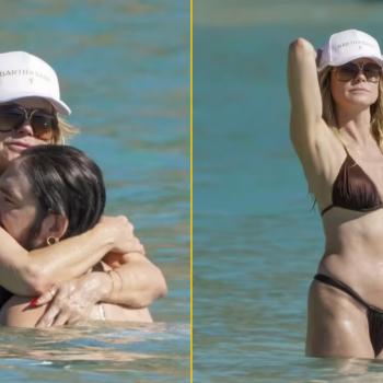 Хайди Клум наслаждается отдыхом на Сен-Бартелеми