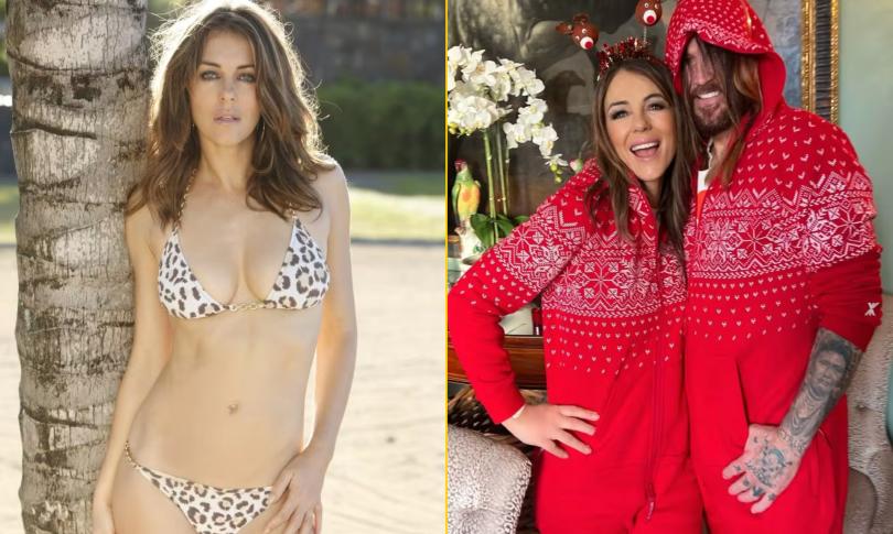 60-летняя Элизабет Херли поделилась секретом создания «удачного пляжного снимка», позируя в трусах с леопардовым принтом.