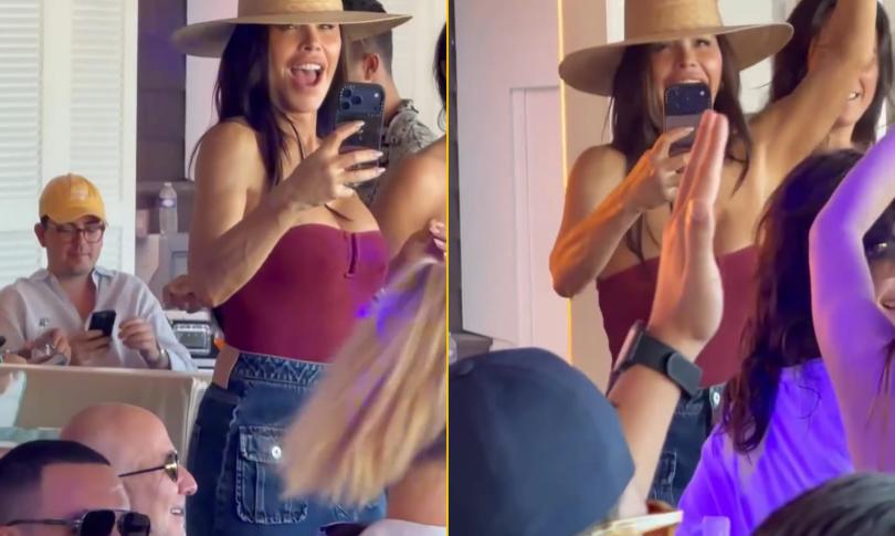 Лорен Санчес прекрасно проводит время на Сен-Бартелеми.