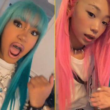 Норт Уэст включила «рок-звезду»: пирсинг переносицы, чёрные зубы-грили и череп на 106 карат