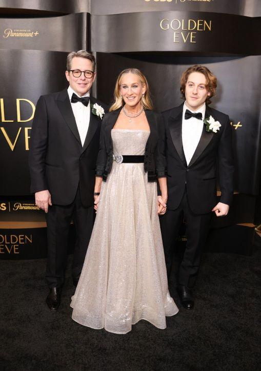 Сара Джессика Паркер с мужем и сыном. Сара Джессика Паркер с мужем и сыном.