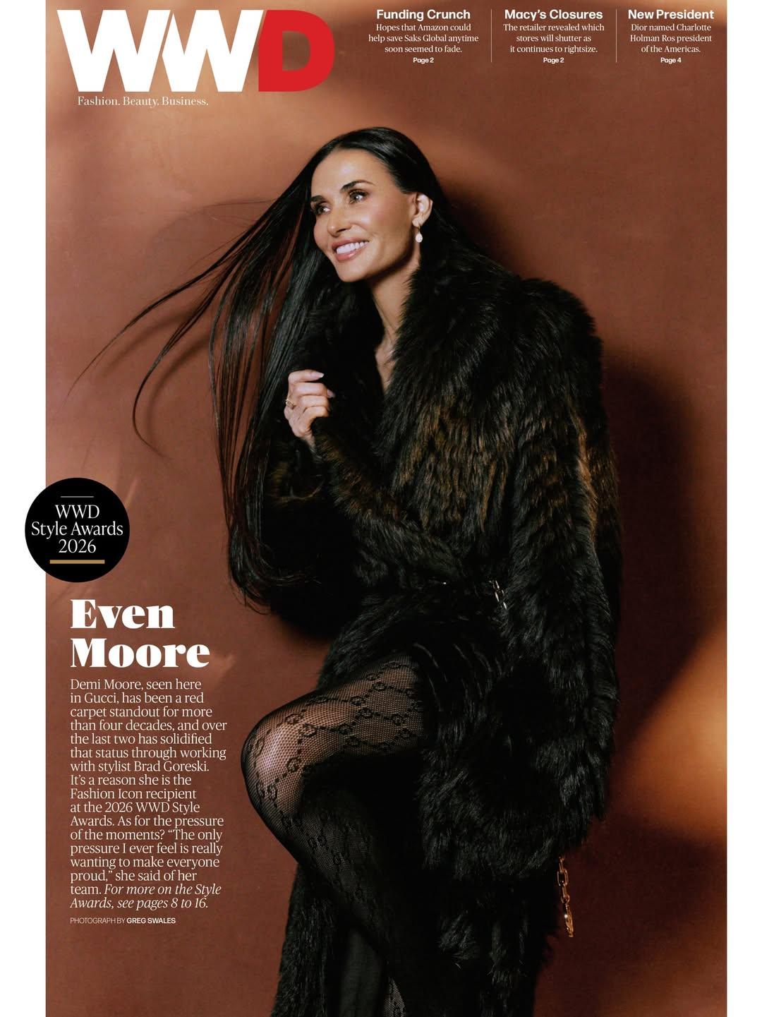Деми Мур дала интервью журналу WWD