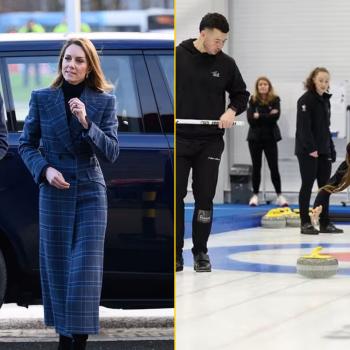 Уильям и Кейт сыграли в керлинг. Герцогиня прекрасно провела время на льду
