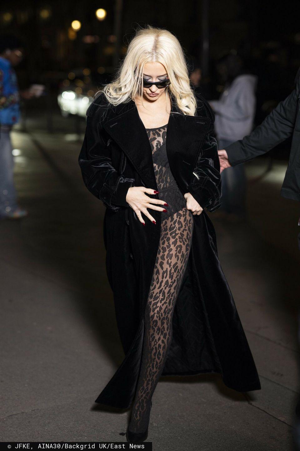 Кристина Агилера в Париже