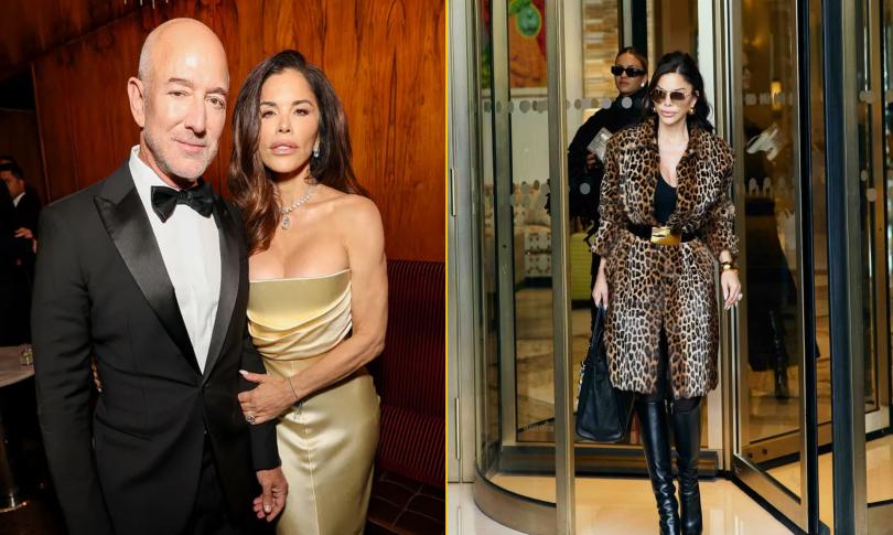 Лорен Санчес на улицах Парижа