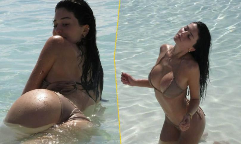 Кайли Дженнер снова в центре внимания после пляжной фотосессии