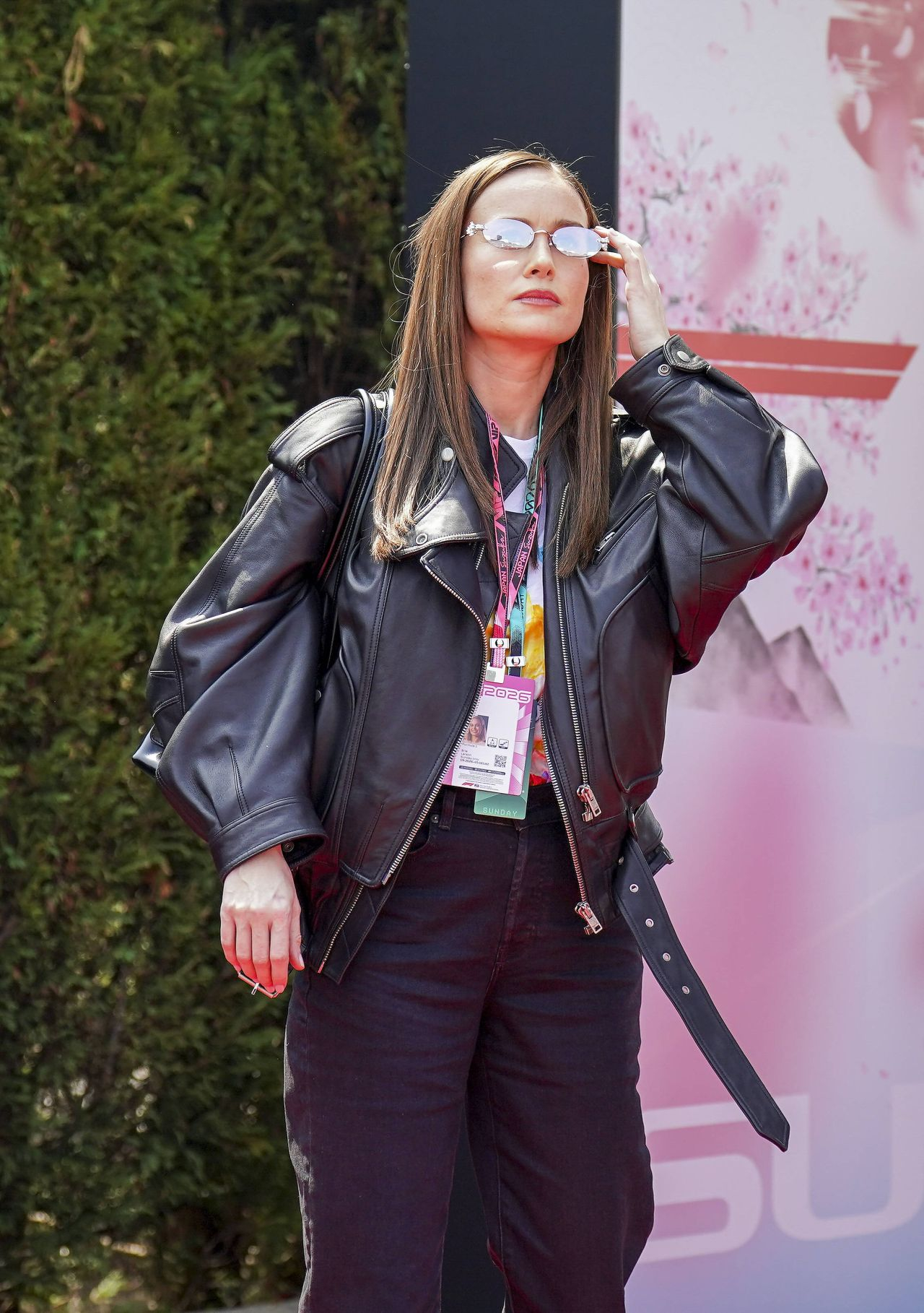 Бри Ларсон на Гран-при Японии Формулы-1 в Сузуке, март 2026 года