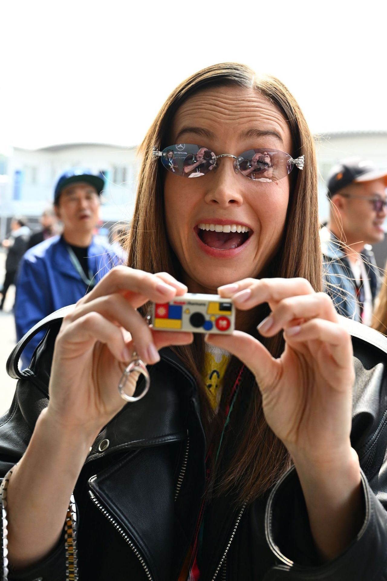 Бри Ларсон на Гран-при Японии Формулы-1 в Сузуке, март 2026 года