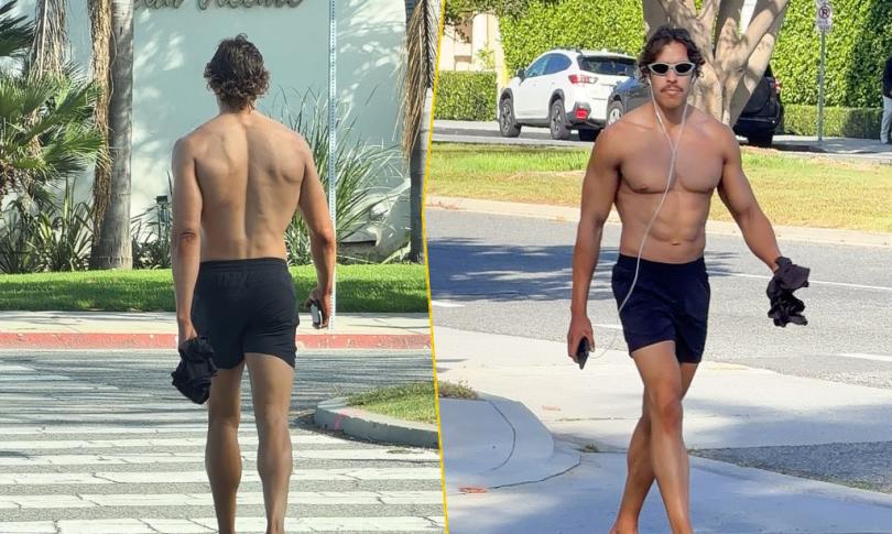 Сын Арнольда Шварценеггера Джозеф Баэна впервые появился на публике после своей дебютной победы на соревнованиях по бодибилдингу