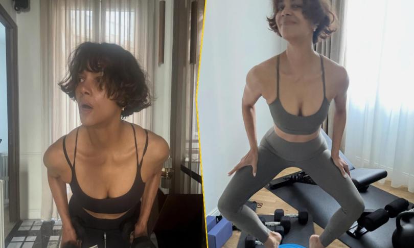 Халле Берри показала подтянутую фигуру и поделилась своим секретом баланса