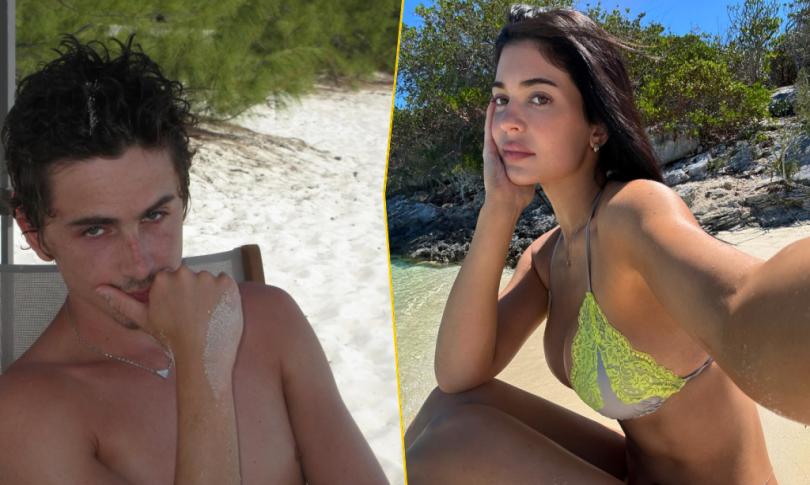Кайли Дженнер и Тимоти Шаламе показали редкие кадры с романтического отдыха