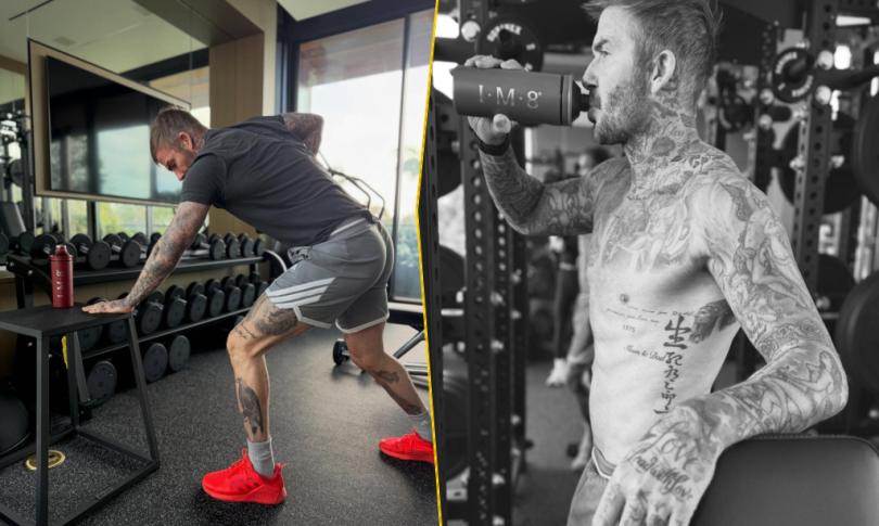 Дэвид Бекхэм показал тренировку в домашнем спортзале под сериал «Друзья»