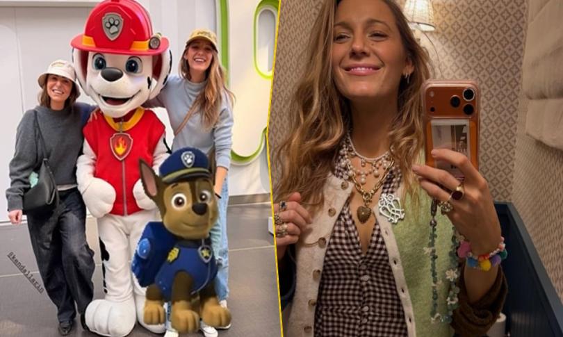 Блейк Лайвли показала отдых в парке Nickelodeon на фоне продолжающегося суда с Джастином Бальдони