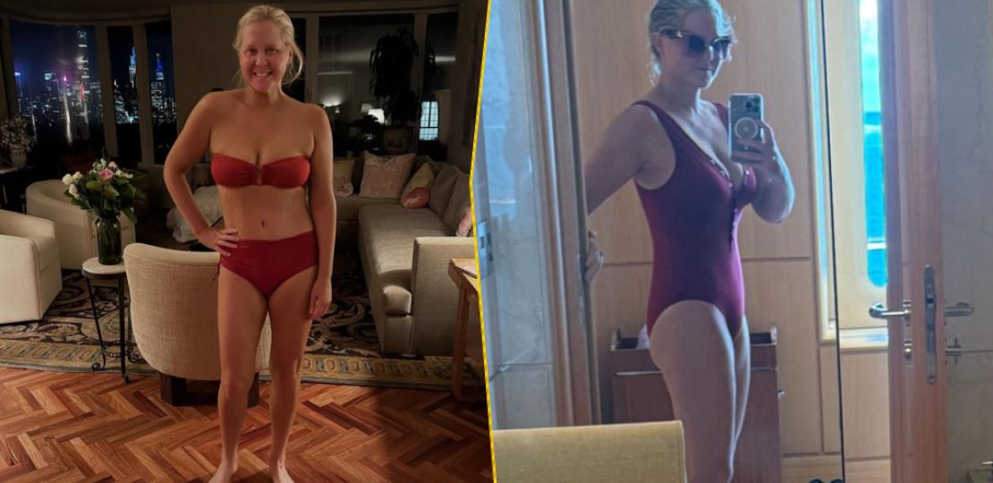 Эми Шумер показала селфи в красном купальнике и с юмором открыла летний сезон