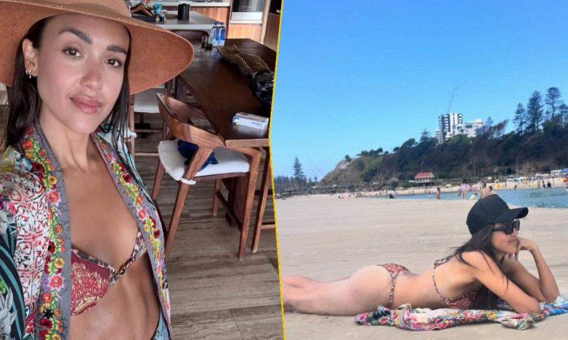 Джессика Альба поделилась солнечным видео в бикини