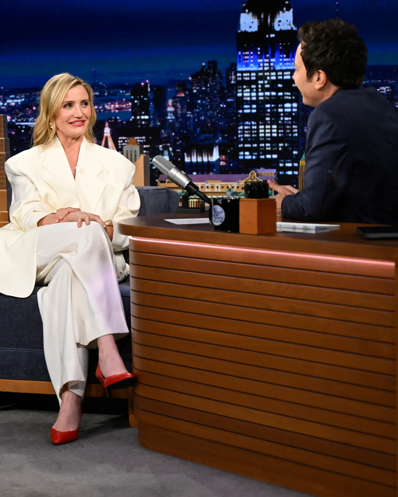 Кэмерон Диаз на шоу Джимми Фэллона 