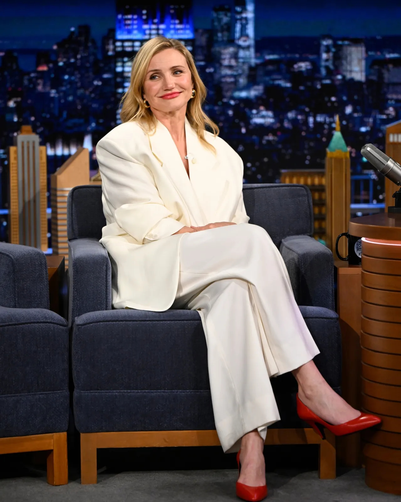 Кэмерон Диаз на шоу Джимми Фэллона 