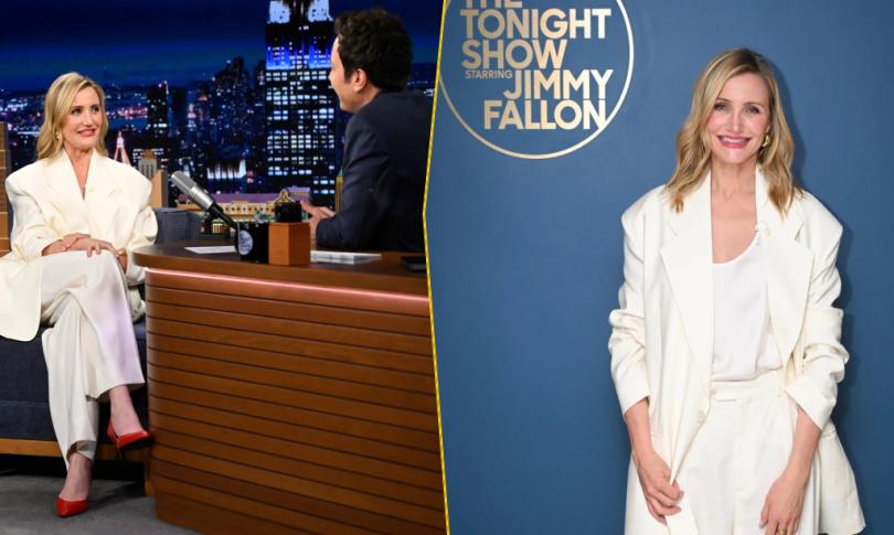 Кэмерон Диаз на шоу Джимми Фэллона