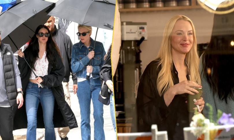 Линдси Лохан начала съемки нового сериала Hulu в Нью-Йорке Линдси Лохан начала съемки нового сериала Hulu в Нью-Йорке